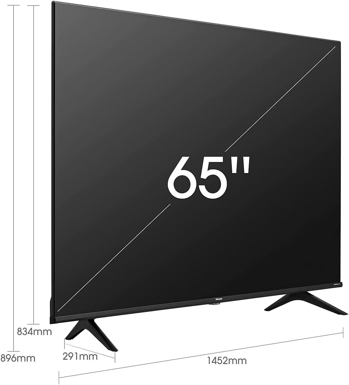 Hisense 65 inches 4K UHD Smart LED TV, 65A61N - Image 2