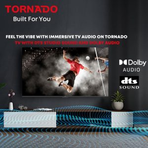 Tornado 4K Smart Frameless LED TV 50UA1403X, 50 Inch