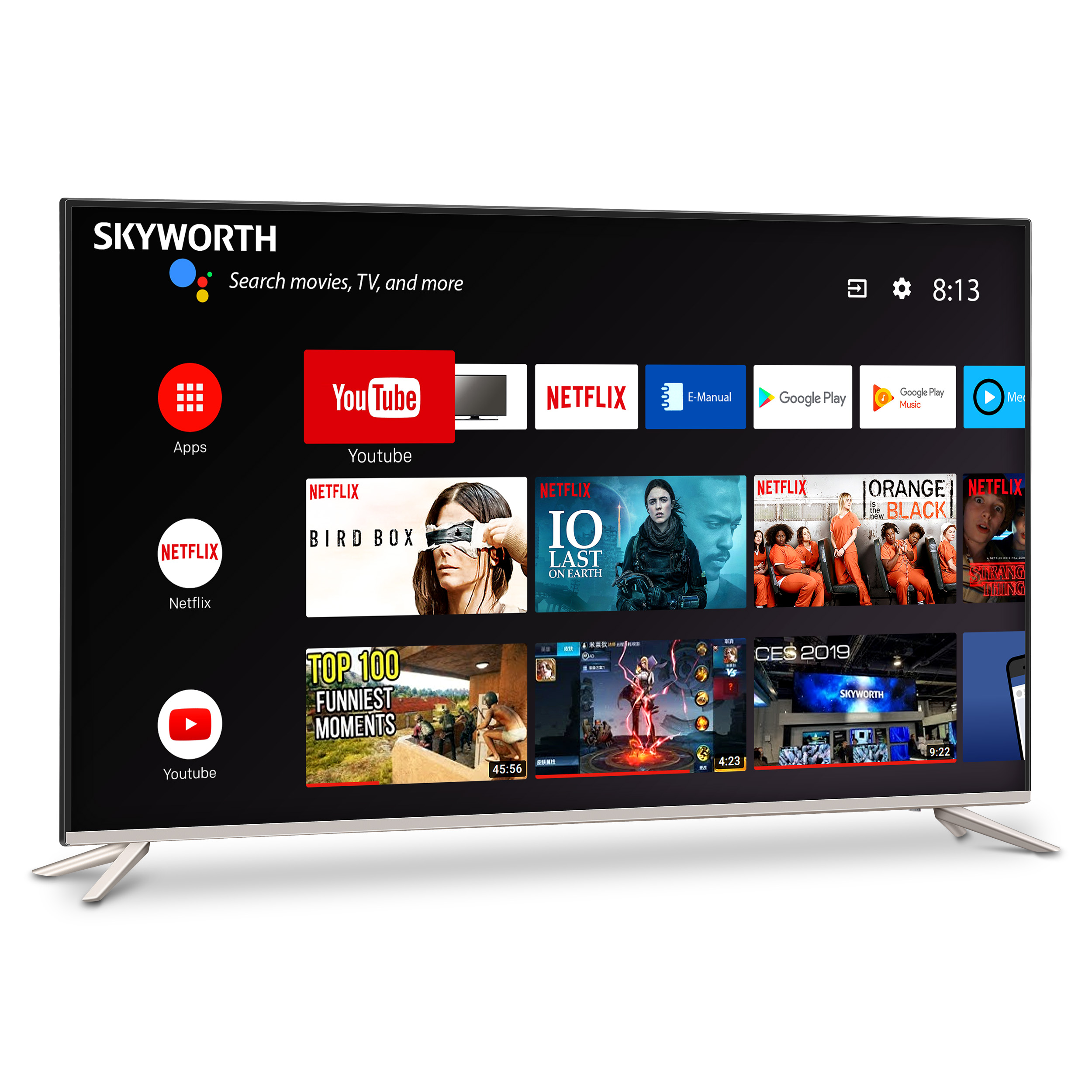 Skyworth 50Q6500 50-inch QLED Smart TV 4K - Image 2