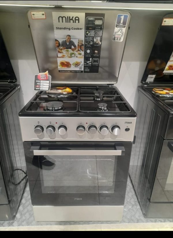 Mika 60by60 3 Gas,one electric,oven electric with rapid hot plate MST6060U31ESL