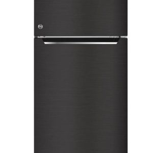 MIKA Fridge, 138L, 2 Door Top Mount Freezer, Defrost, Inox Dark Matt MRDCD138XDM