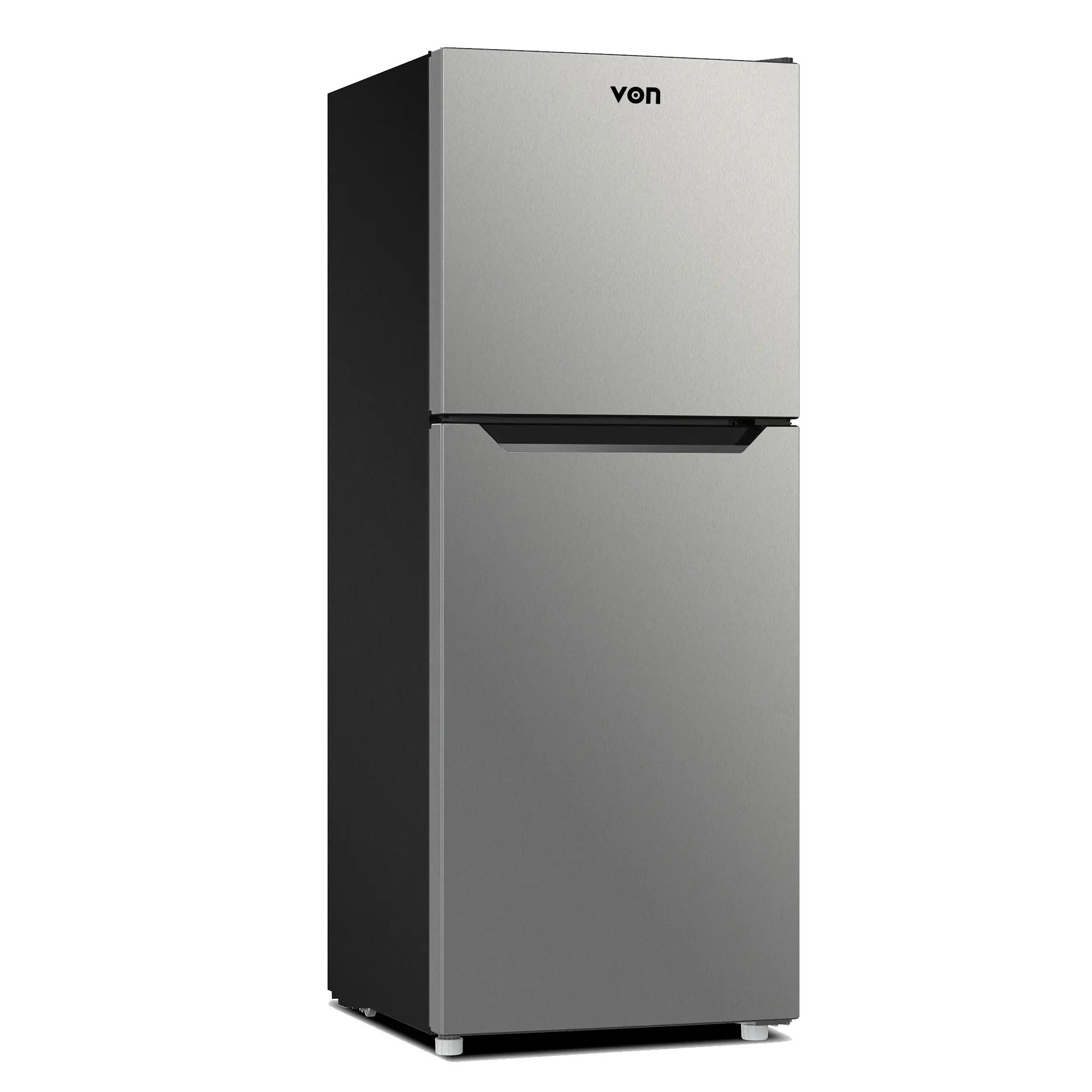 Von VART-25NHS Double Door Fridge 220L Silver