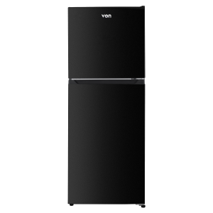 Von VRT-197NRAK Double Door Fridge 197L - Dark Inox