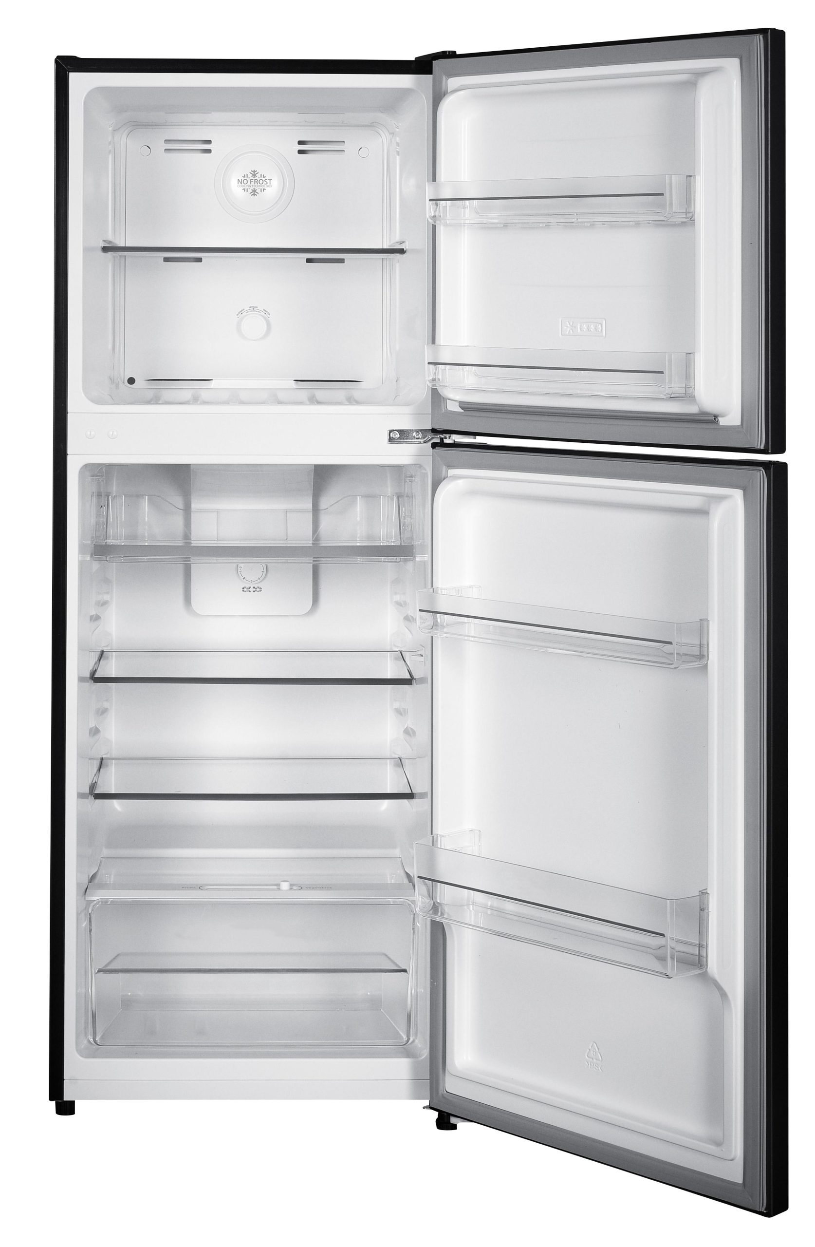 Von VRT-197NRAK Double Door Fridge 197L - Dark Inox - Image 3