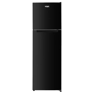 Von VRT-334NVAK Double Door Inverter Fridge 334L – Dark Inox
