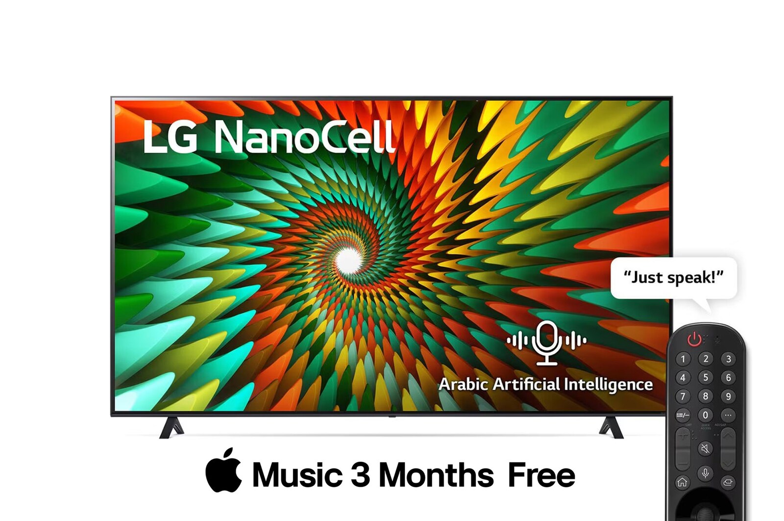 LG 65 Inch NANO 77 Series Smart TV Nanocell (65NANO776RA)